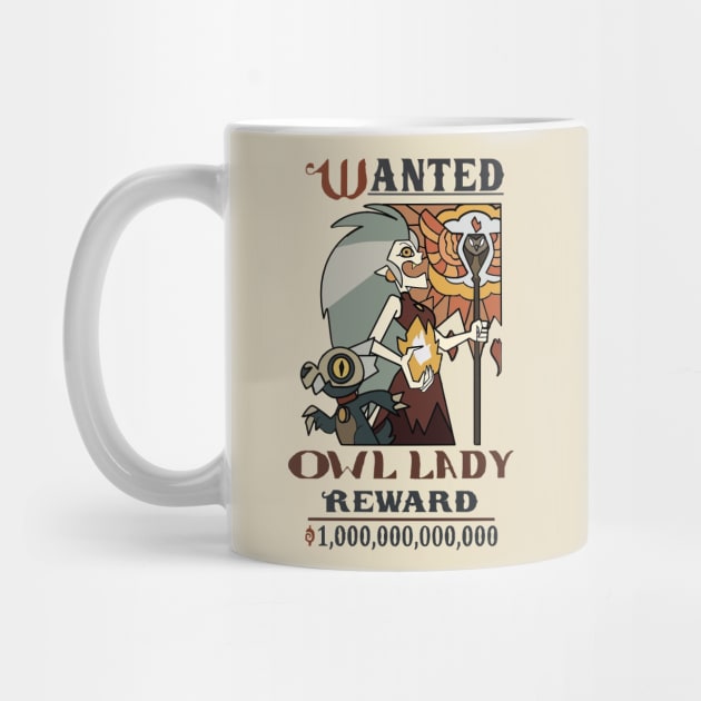 WANTED OWL LADY by AnnSaltyPaw